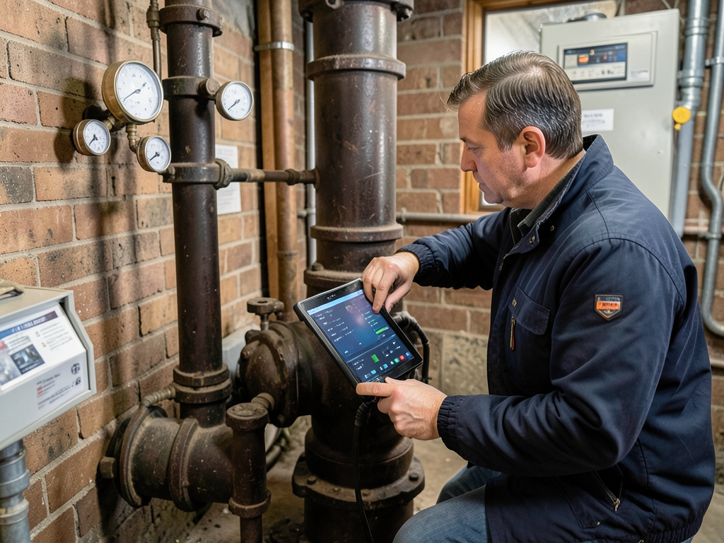 Professional boiler repair and maintenance for his